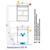 мебель для ванной акватон америна 60 н