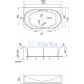 акриловая ванна 1 марка sirakusa