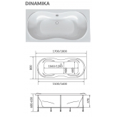 Акриловая ванна 1Marka DINAMIKA 170x80