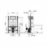 Инсталляция Alcaplast AM101/850W Sadroмodul