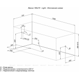Акриловая ванна Aquanet Light 160x70
