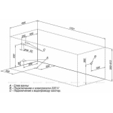 Акриловая ванна Aquanet West NEW 170x70