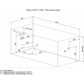 Акриловая ванна Aquanet Roma 150x70