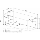 Акриловая ванна Aquanet Extra 170x70