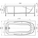 Акриловая ванна Радомир Парма-дона 180x85