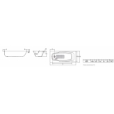 Ванна стальная BLB Atlantica 180x80 с отверстиями для ручек